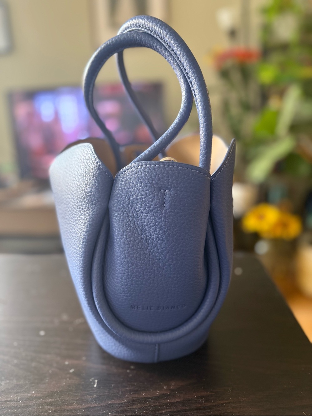 Melie Bianco Tulip Top - Handle Crossbody Tote - Picture 3 of 12